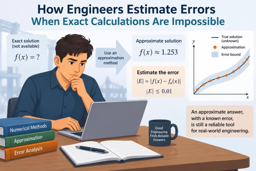📉 How Engineers Estimate Errors When Exact Calculations Are Impossible