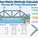 🌉 How Matrix Methods Calculate Forces in Truss Structures