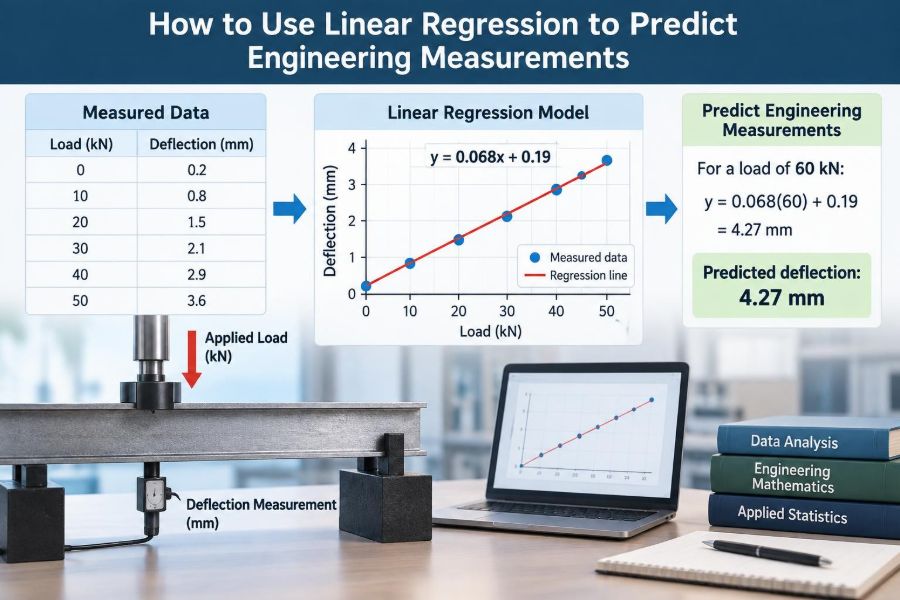 ๐ How to Use Linear Regression to Predict Engineering Measurements