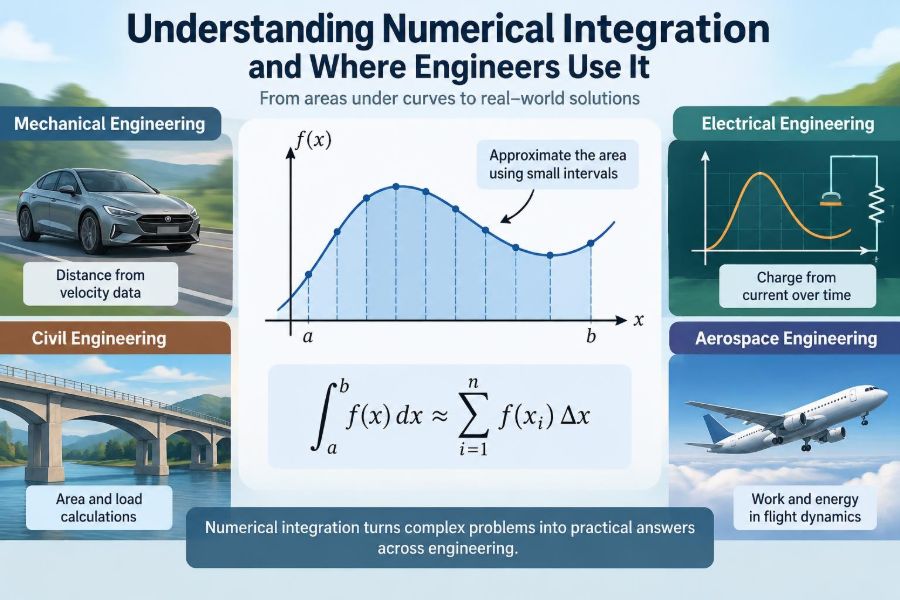 📐 Understanding Numerical Integration and Where Engineers Use It