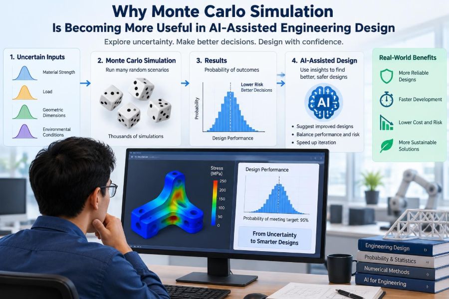 ๐ฒ Why Monte Carlo Simulation Is Becoming More Useful in AI-Assisted Engineering Design
