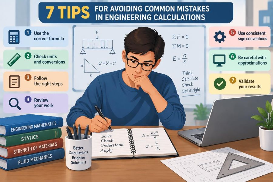 📐 7 Tips for Avoiding Common Mistakes in Engineering Calculations
