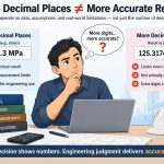 📐 Debunking the Myth That More Decimal Places Always Mean More Accurate Engineering Results