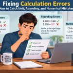 📐 Fixing Calculation Errors: How to Catch Unit, Rounding, and Numerical Mistakes