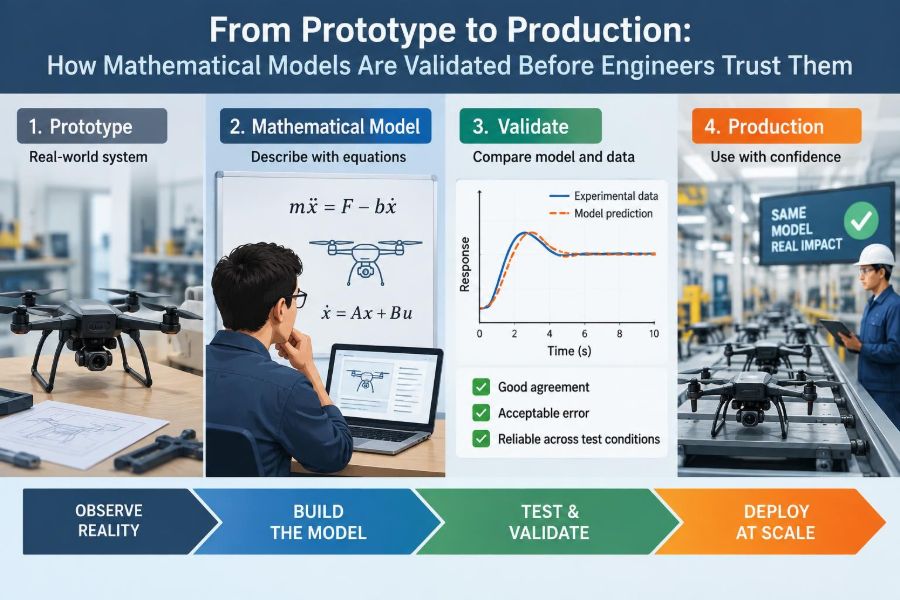 ๐ From Prototype to Production: How Mathematical Models Are Validated Before Engineers Trust Them