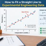 📐 How to Fit a Straight Line to Experimental Engineering Data