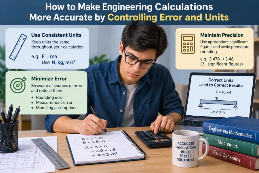 ๐ How to Make Engineering Calculations More Accurate by Controlling Error and Units