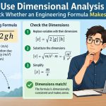 📐 How to Use Dimensional Analysis to Check Whether an Engineering Formula Makes Sense