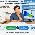 📐 When Should Engineers Use Simulation Instead of Hand Calculations?