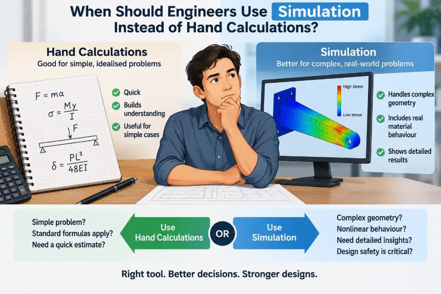 📐 When Should Engineers Use Simulation Instead of Hand Calculations?