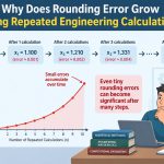 📐 Why Does Rounding Error Grow During Repeated Engineering Calculations?