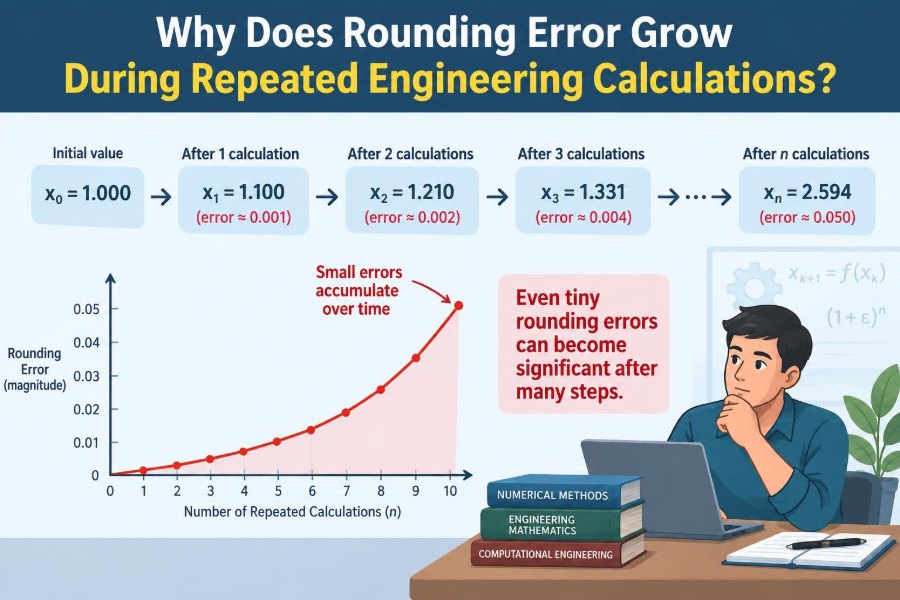 ๐ Why Does Rounding Error Grow During Repeated Engineering Calculations?