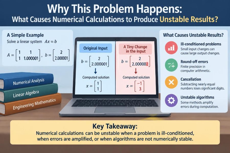 ๐ Why This Problem Happens: What Causes Numerical Calculations to Produce Unstable Results?